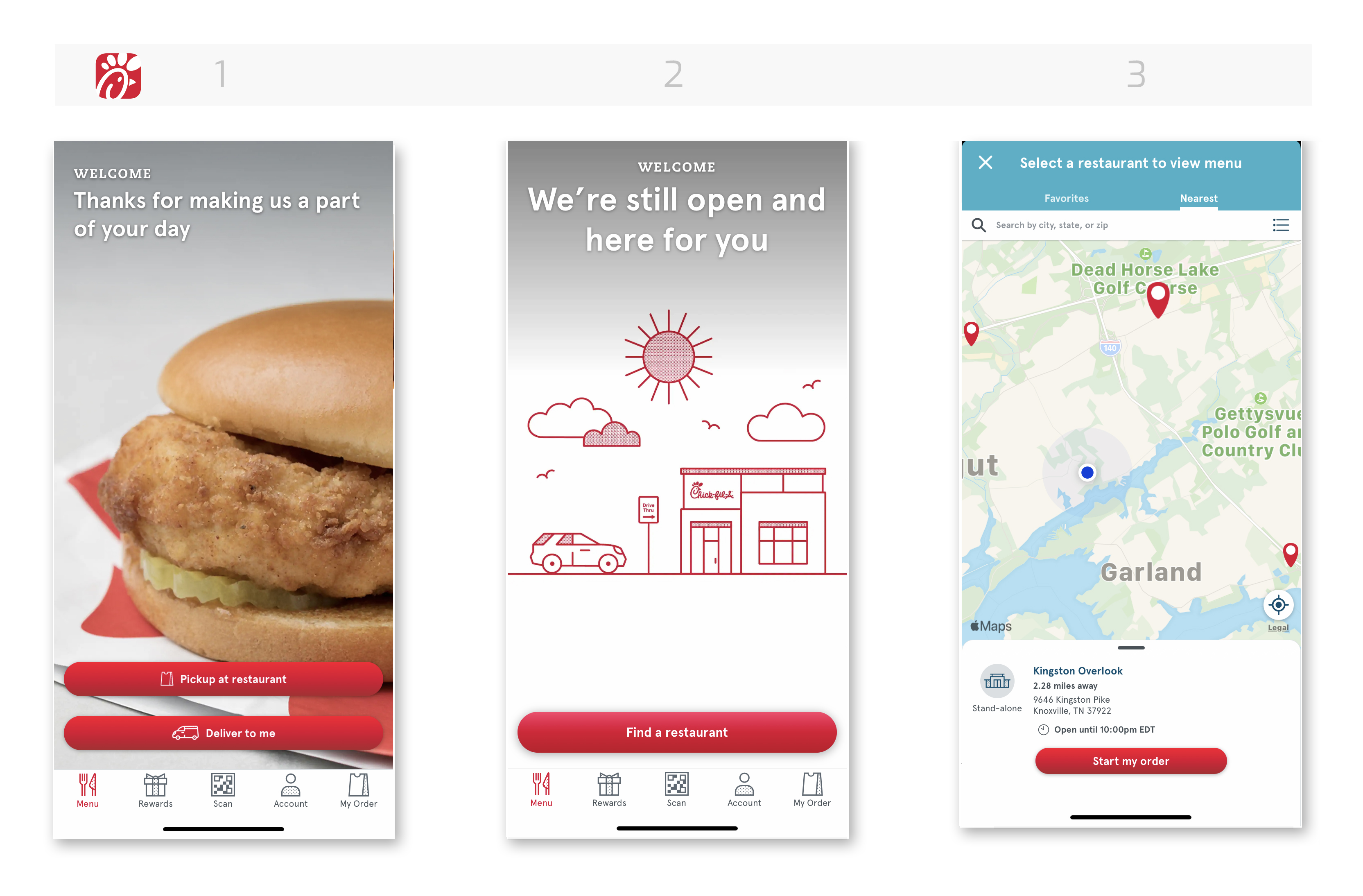 Competitive Analysis: Onboarding - Chick-fil-a 